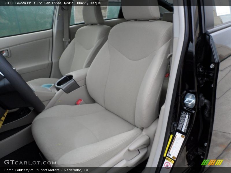 Black / Bisque 2012 Toyota Prius 3rd Gen Three Hybrid