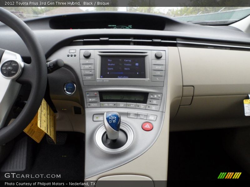 Black / Bisque 2012 Toyota Prius 3rd Gen Three Hybrid