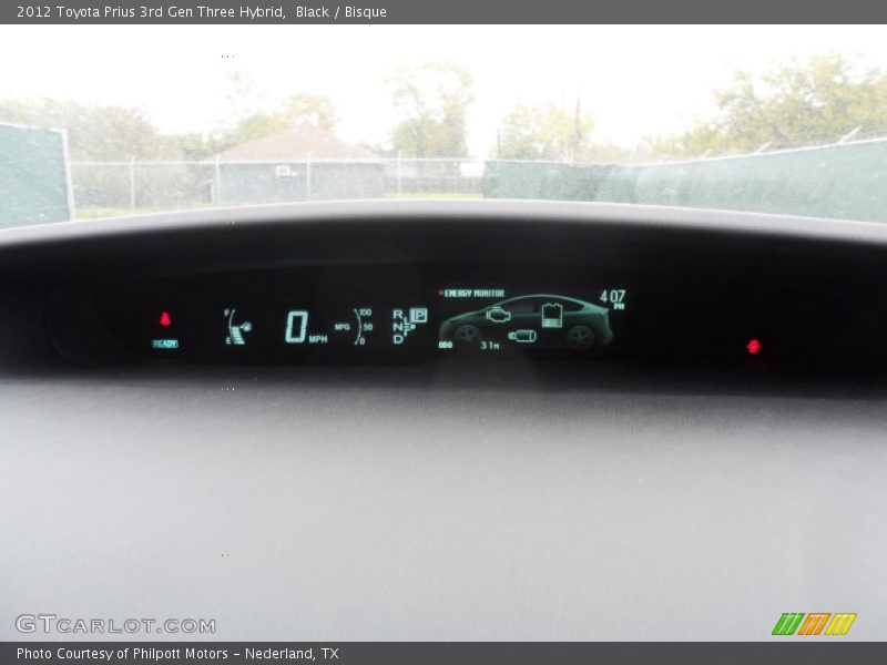 Black / Bisque 2012 Toyota Prius 3rd Gen Three Hybrid