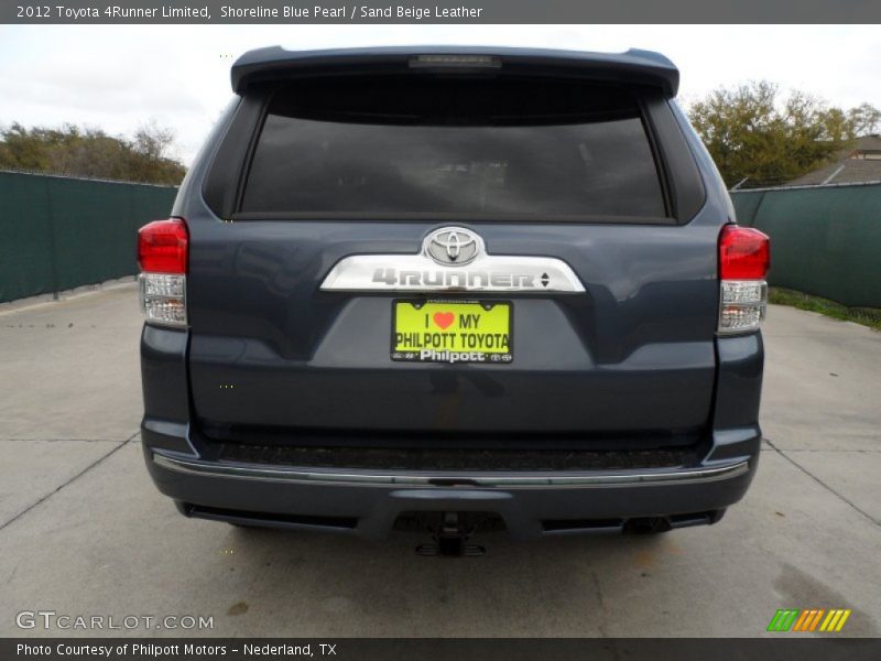 Shoreline Blue Pearl / Sand Beige Leather 2012 Toyota 4Runner Limited