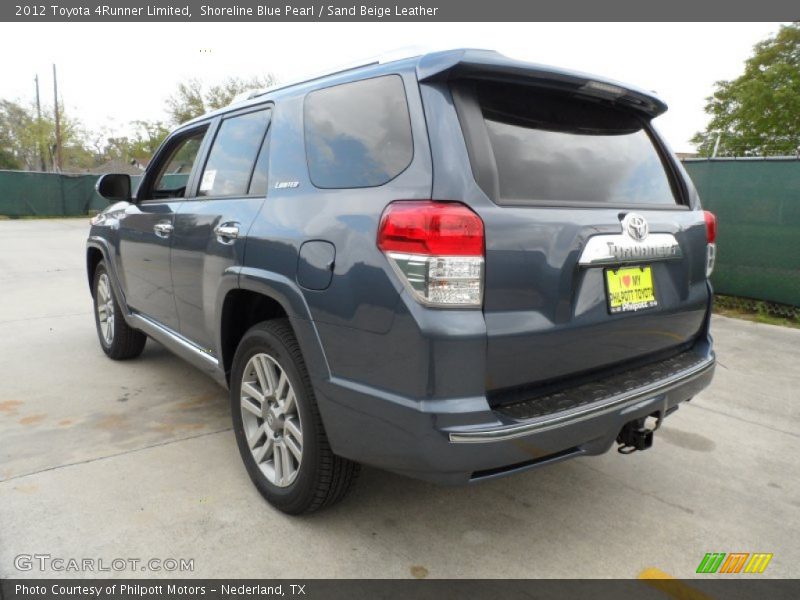 Shoreline Blue Pearl / Sand Beige Leather 2012 Toyota 4Runner Limited