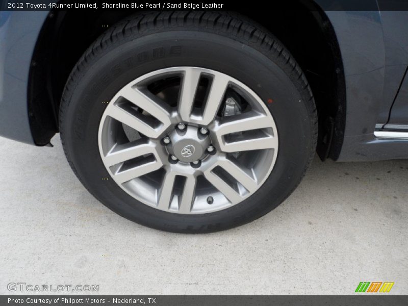 Shoreline Blue Pearl / Sand Beige Leather 2012 Toyota 4Runner Limited