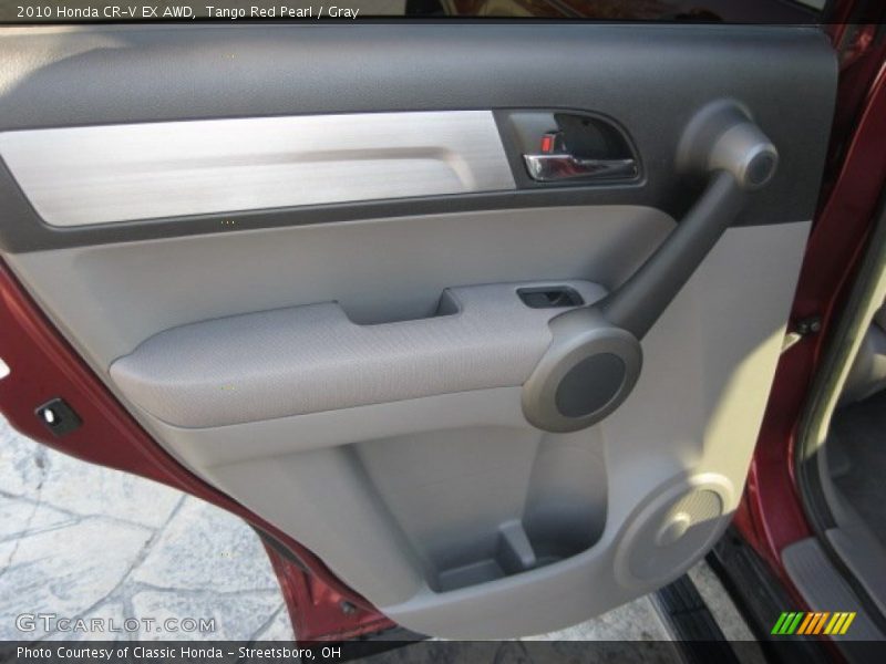 Tango Red Pearl / Gray 2010 Honda CR-V EX AWD