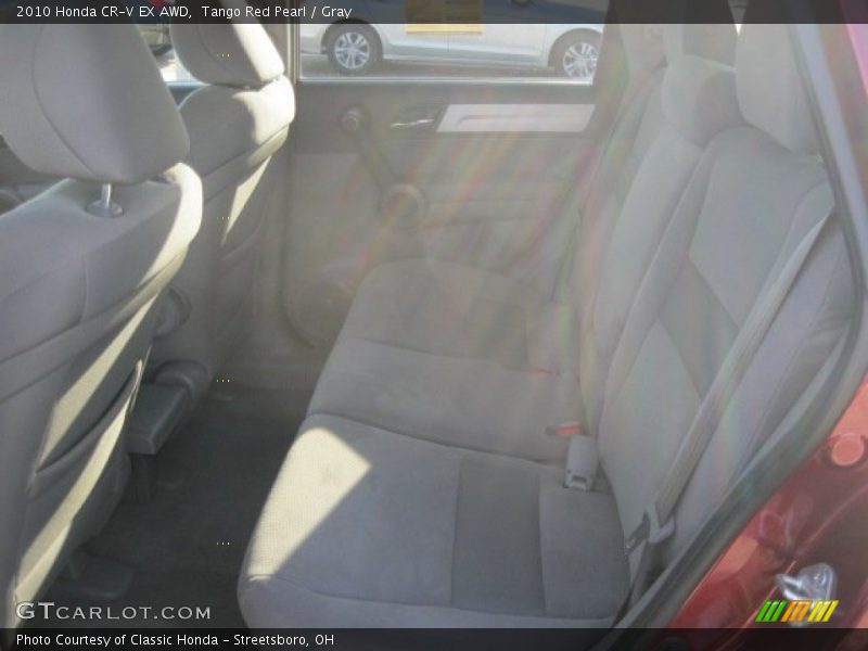 Tango Red Pearl / Gray 2010 Honda CR-V EX AWD