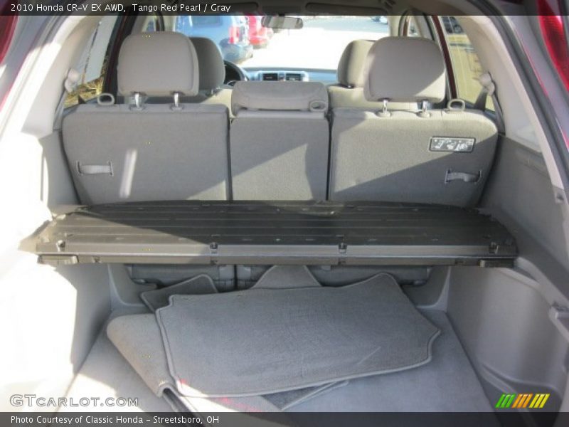 Tango Red Pearl / Gray 2010 Honda CR-V EX AWD