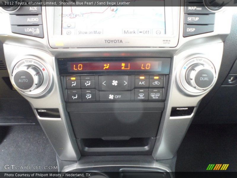 Shoreline Blue Pearl / Sand Beige Leather 2012 Toyota 4Runner Limited