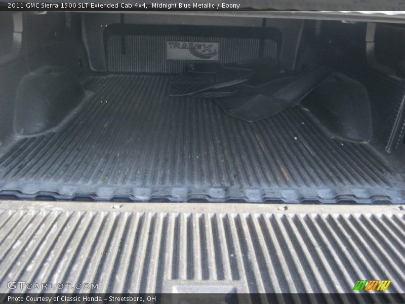 Midnight Blue Metallic / Ebony 2011 GMC Sierra 1500 SLT Extended Cab 4x4
