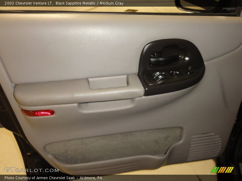 Black Sapphire Metallic / Medium Gray 2003 Chevrolet Venture LT