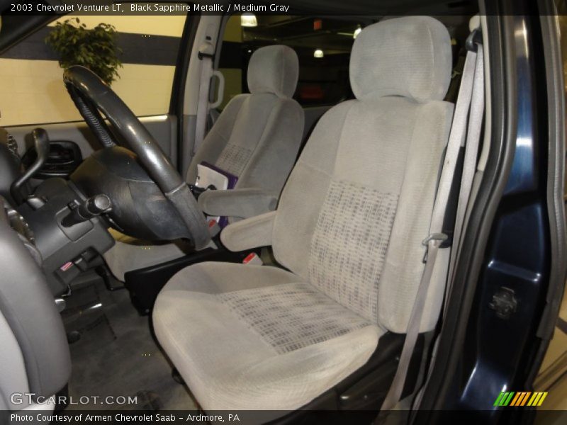 Black Sapphire Metallic / Medium Gray 2003 Chevrolet Venture LT