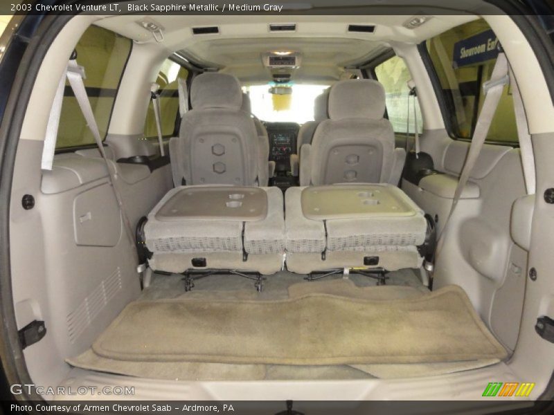 Black Sapphire Metallic / Medium Gray 2003 Chevrolet Venture LT