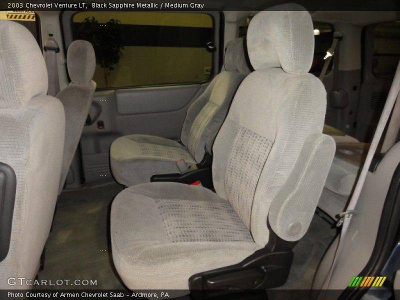 Black Sapphire Metallic / Medium Gray 2003 Chevrolet Venture LT