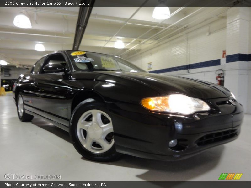 Black / Ebony 2000 Chevrolet Monte Carlo SS
