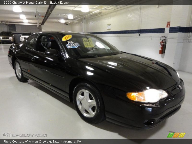 Black / Ebony 2000 Chevrolet Monte Carlo SS