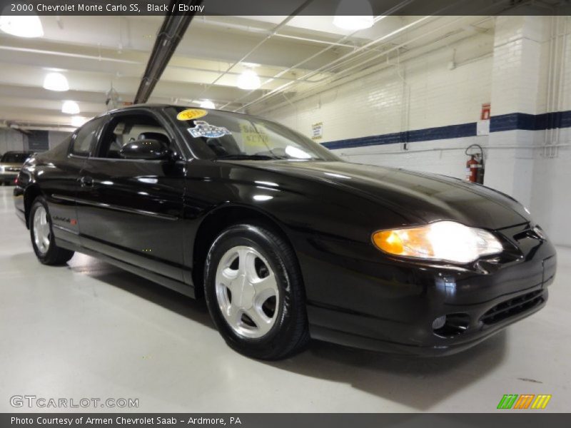 Black / Ebony 2000 Chevrolet Monte Carlo SS