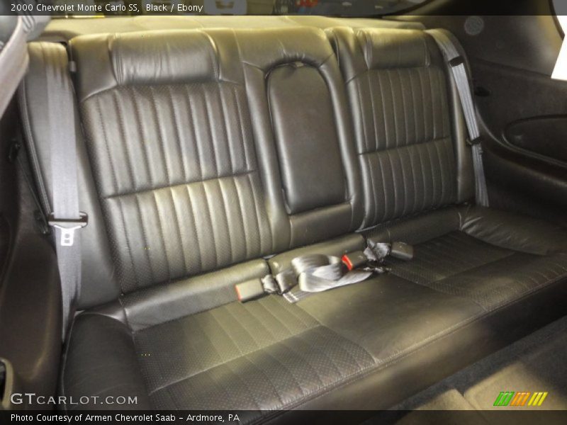 Rear Seat of 2000 Monte Carlo SS