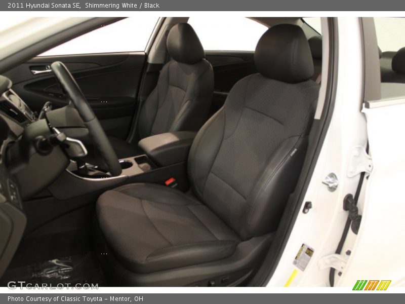  2011 Sonata SE Black Interior