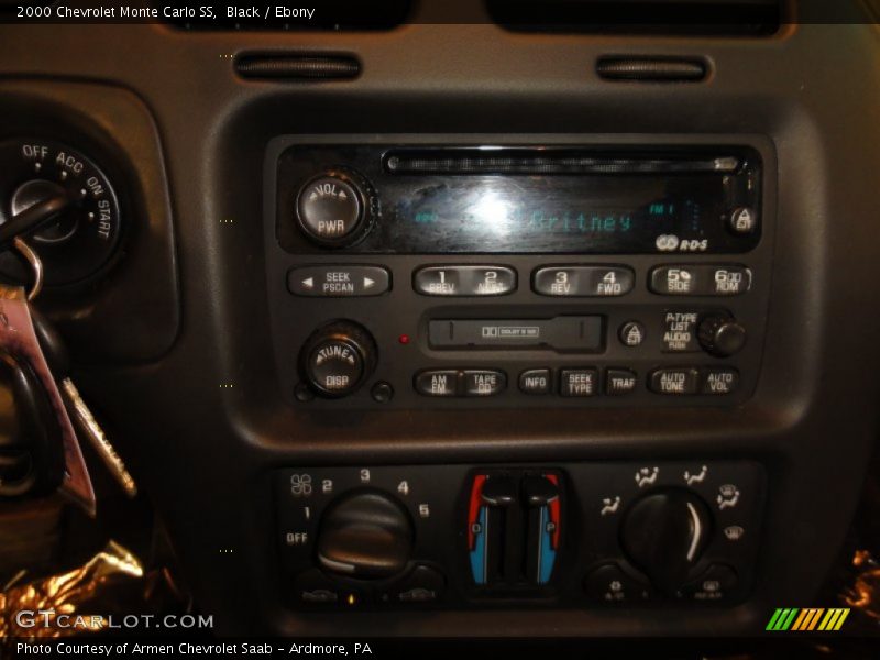 Black / Ebony 2000 Chevrolet Monte Carlo SS