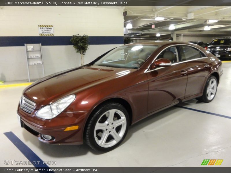 Bordeaux Red Metallic / Cashmere Beige 2006 Mercedes-Benz CLS 500