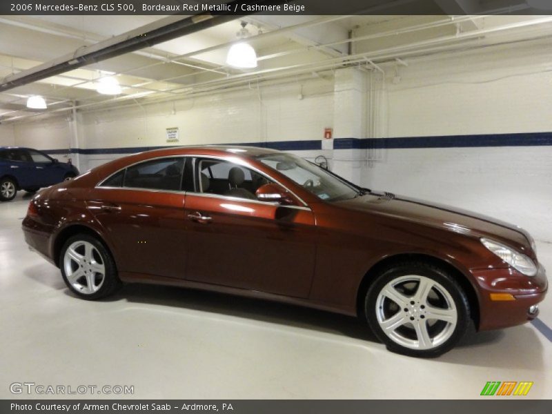 Bordeaux Red Metallic / Cashmere Beige 2006 Mercedes-Benz CLS 500