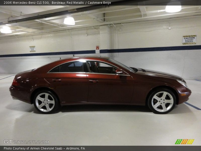 Bordeaux Red Metallic / Cashmere Beige 2006 Mercedes-Benz CLS 500