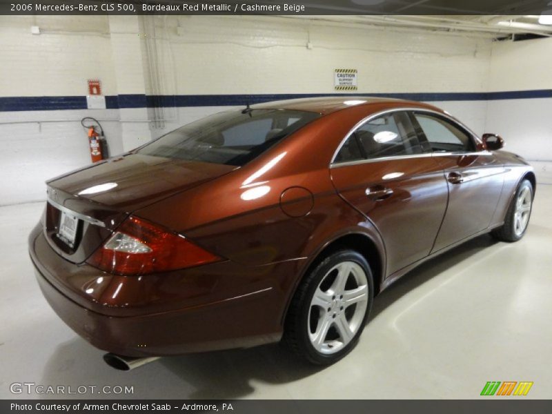 Bordeaux Red Metallic / Cashmere Beige 2006 Mercedes-Benz CLS 500