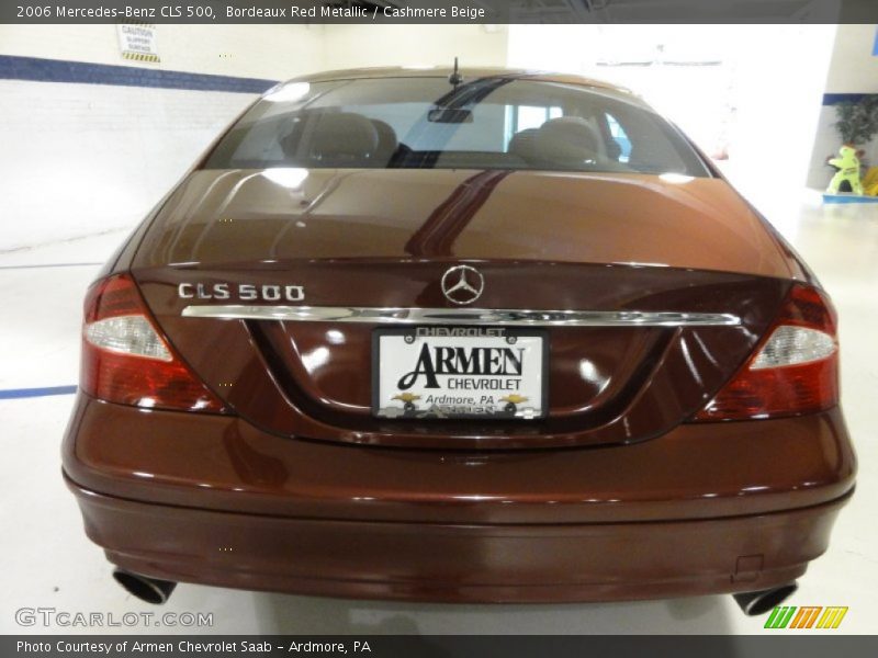Bordeaux Red Metallic / Cashmere Beige 2006 Mercedes-Benz CLS 500