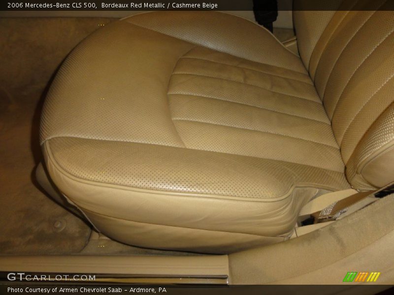 Bordeaux Red Metallic / Cashmere Beige 2006 Mercedes-Benz CLS 500