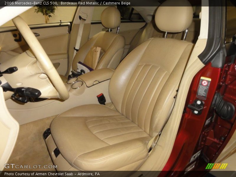 Bordeaux Red Metallic / Cashmere Beige 2006 Mercedes-Benz CLS 500