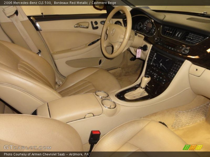 Bordeaux Red Metallic / Cashmere Beige 2006 Mercedes-Benz CLS 500