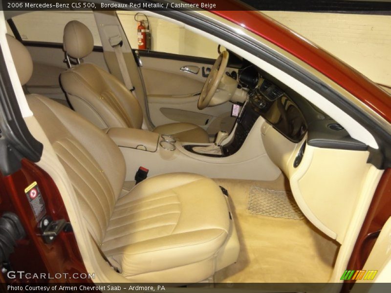 Bordeaux Red Metallic / Cashmere Beige 2006 Mercedes-Benz CLS 500