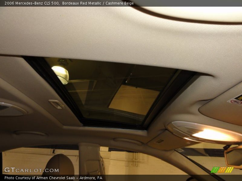 Bordeaux Red Metallic / Cashmere Beige 2006 Mercedes-Benz CLS 500