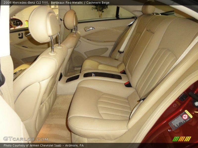 Bordeaux Red Metallic / Cashmere Beige 2006 Mercedes-Benz CLS 500