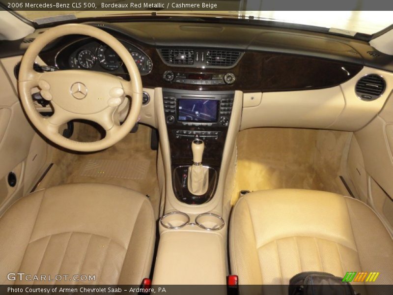 Bordeaux Red Metallic / Cashmere Beige 2006 Mercedes-Benz CLS 500