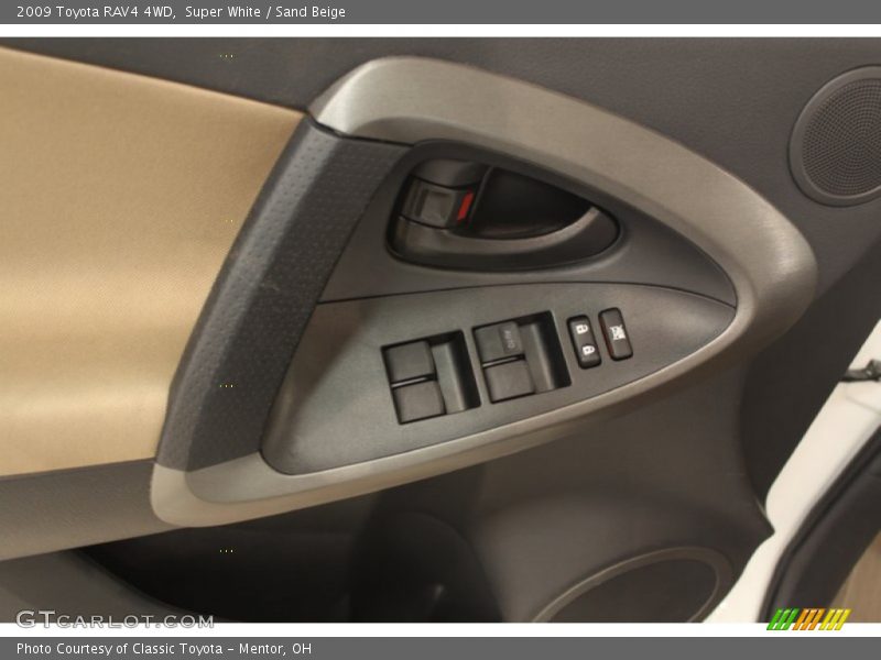 Super White / Sand Beige 2009 Toyota RAV4 4WD