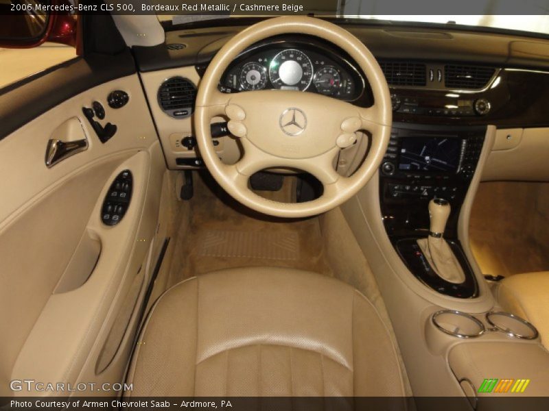 Bordeaux Red Metallic / Cashmere Beige 2006 Mercedes-Benz CLS 500