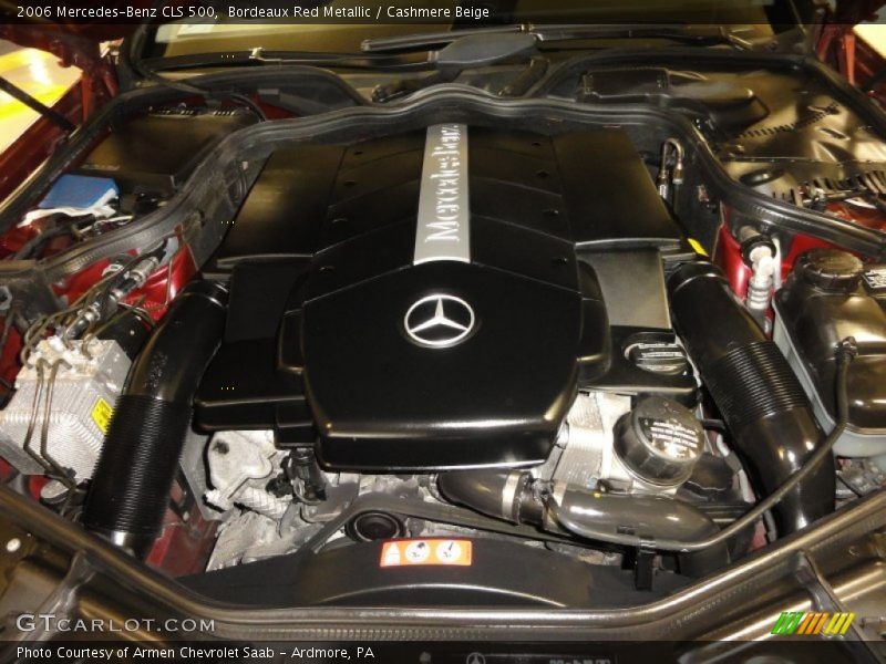 Bordeaux Red Metallic / Cashmere Beige 2006 Mercedes-Benz CLS 500