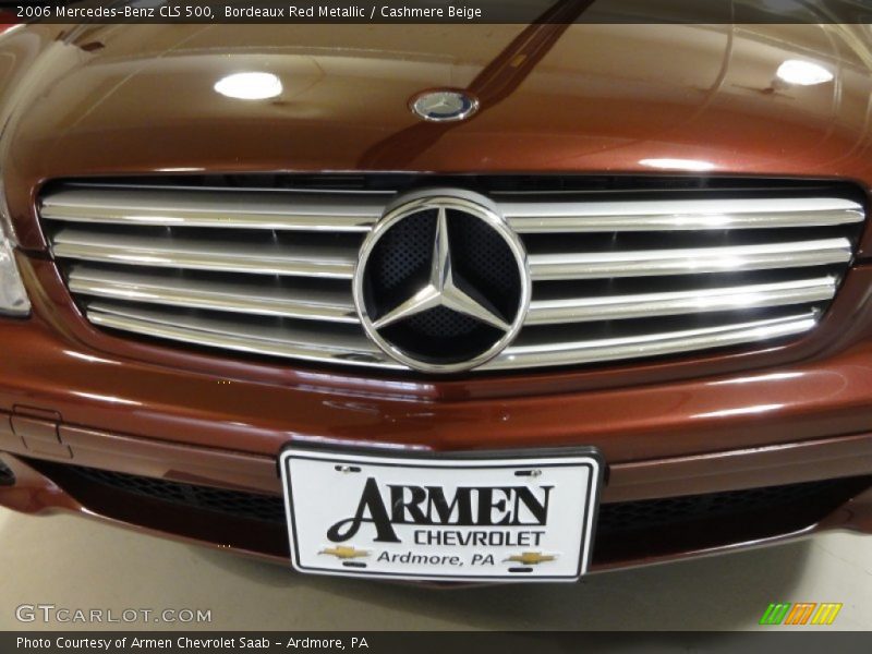 Bordeaux Red Metallic / Cashmere Beige 2006 Mercedes-Benz CLS 500