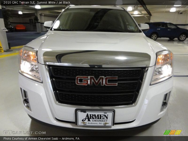 Summit White / Jet Black 2010 GMC Terrain SLE