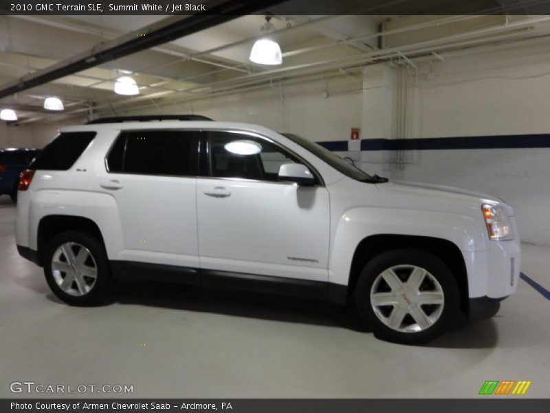Summit White / Jet Black 2010 GMC Terrain SLE