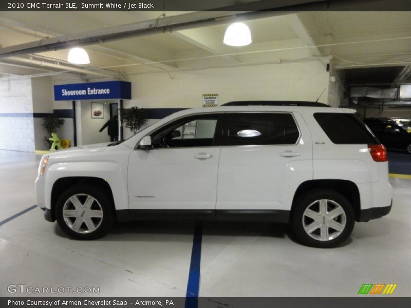 Summit White / Jet Black 2010 GMC Terrain SLE