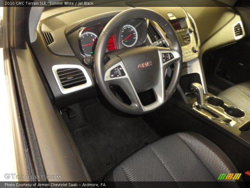Summit White / Jet Black 2010 GMC Terrain SLE