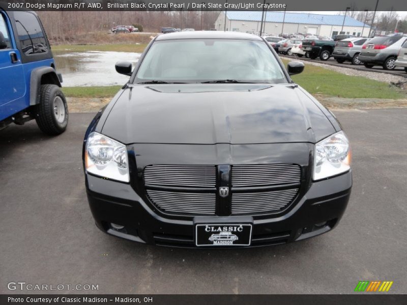 Brilliant Black Crystal Pearl / Dark Slate Gray/Light Graystone 2007 Dodge Magnum R/T AWD