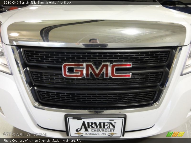 Summit White / Jet Black 2010 GMC Terrain SLE