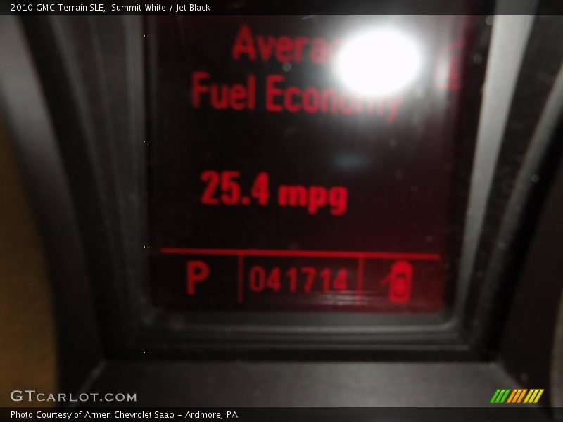 Summit White / Jet Black 2010 GMC Terrain SLE