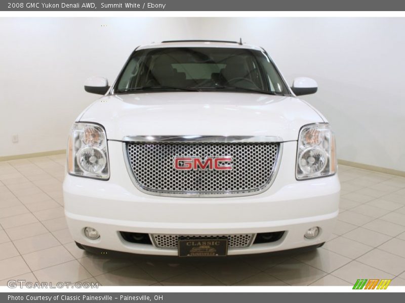 Summit White / Ebony 2008 GMC Yukon Denali AWD