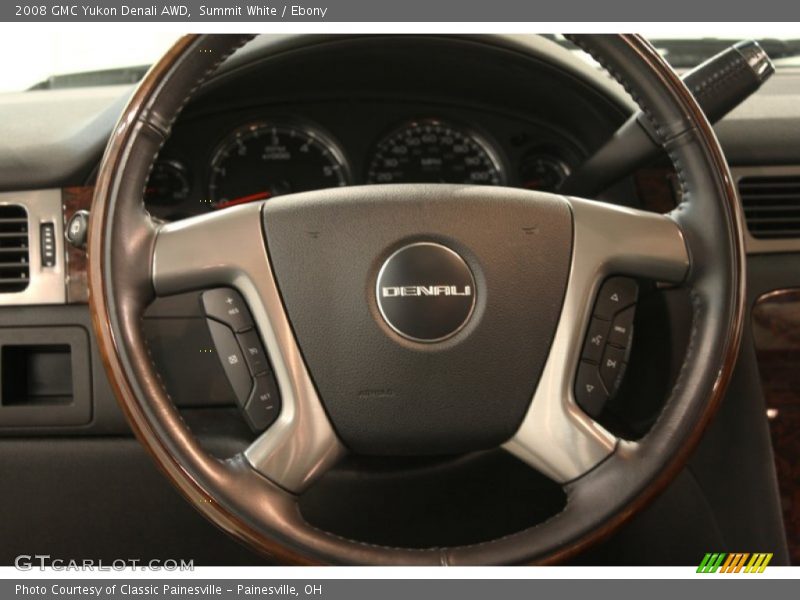 Summit White / Ebony 2008 GMC Yukon Denali AWD