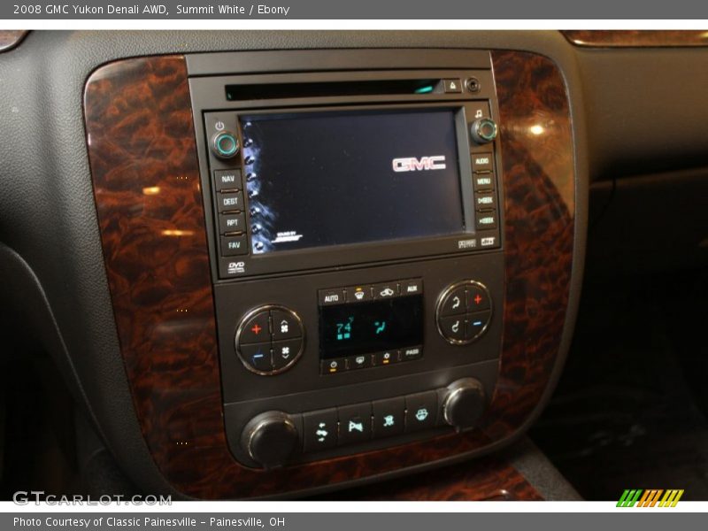 Summit White / Ebony 2008 GMC Yukon Denali AWD