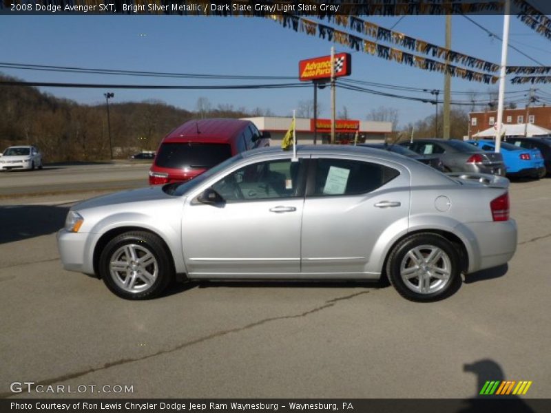 Bright Silver Metallic / Dark Slate Gray/Light Slate Gray 2008 Dodge Avenger SXT