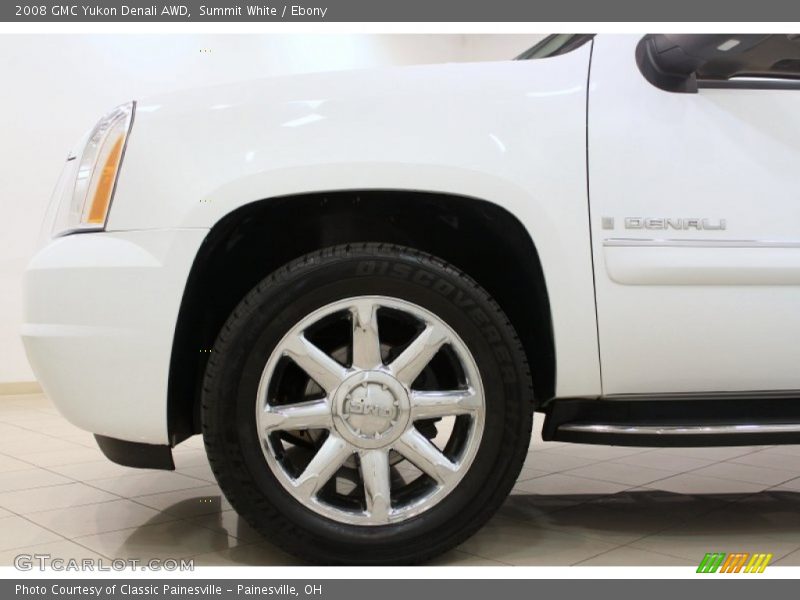 Summit White / Ebony 2008 GMC Yukon Denali AWD