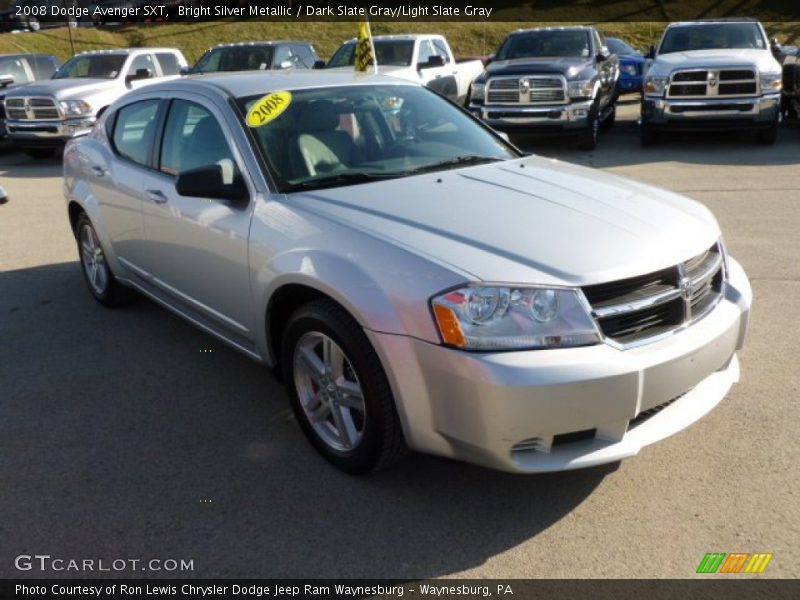Bright Silver Metallic / Dark Slate Gray/Light Slate Gray 2008 Dodge Avenger SXT